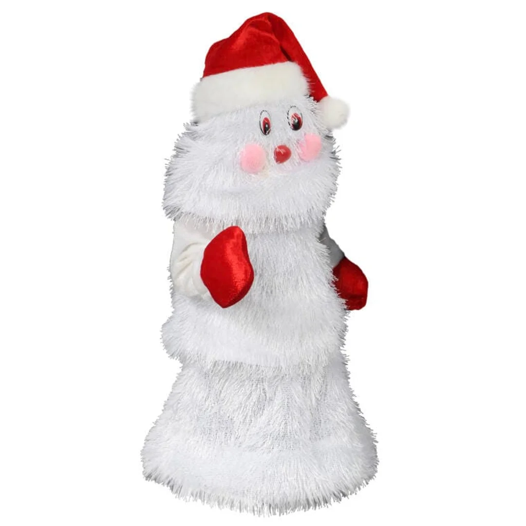 Choinka Mikołajkowa z LED Tańcząca w Rytmie Muzyki, Biała, 25 cm — zdjęcie 2