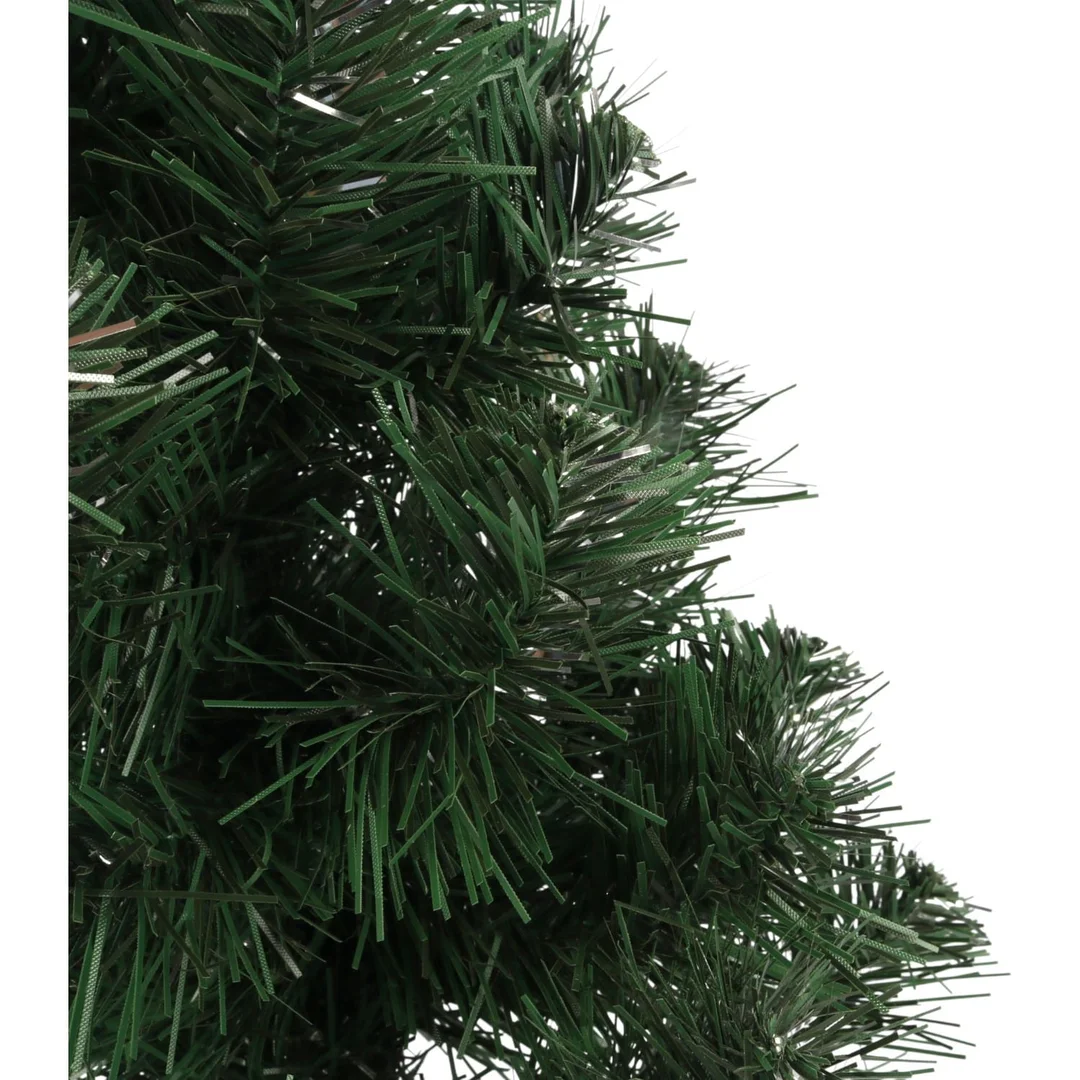Choinka Sztuczna ZIELONO-SREBRNA 45 CM, Polskiego Producenta GOLIAT, Gotowa do Rozłożenia — zdjęcie 3