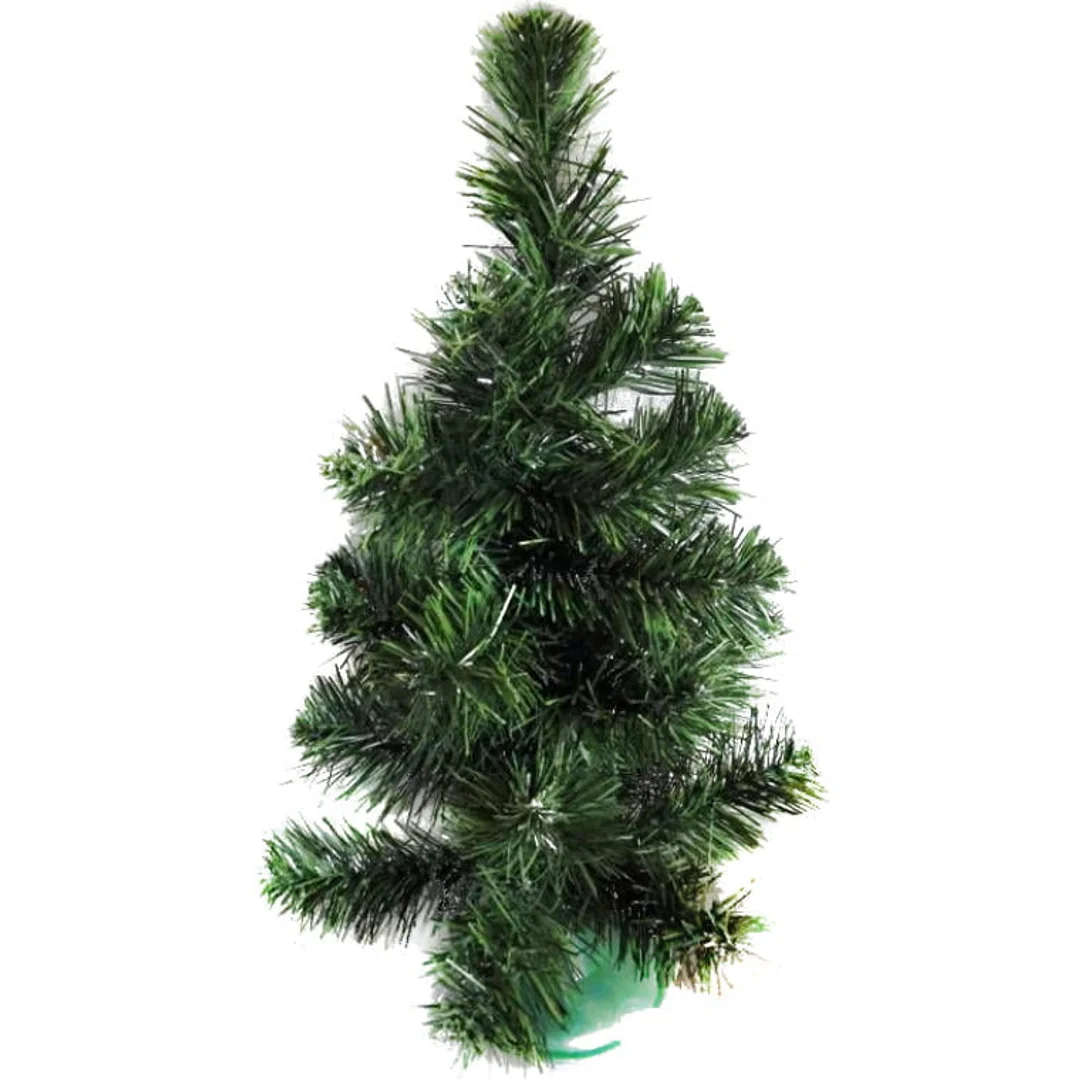 Choinka Sztuczna ZIELONO-SREBRNA 45 CM, Polskiego Producenta GOLIAT, Gotowa do Rozłożenia — zdjęcie 9