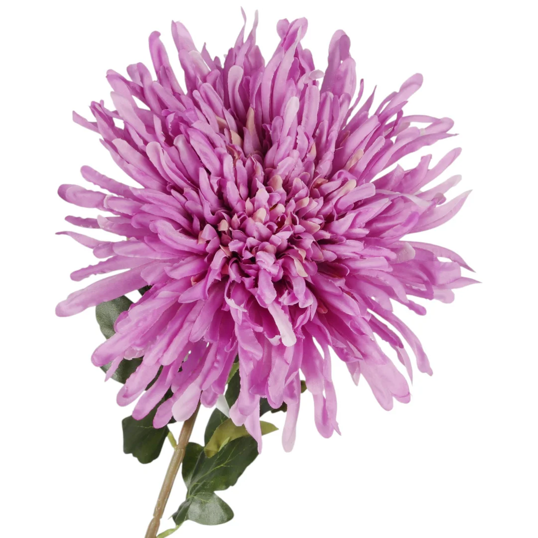 CHRYZANTEMA KWIAT SZTUCZNY do wazonu fioletowa 74 cm — zdjęcie 4