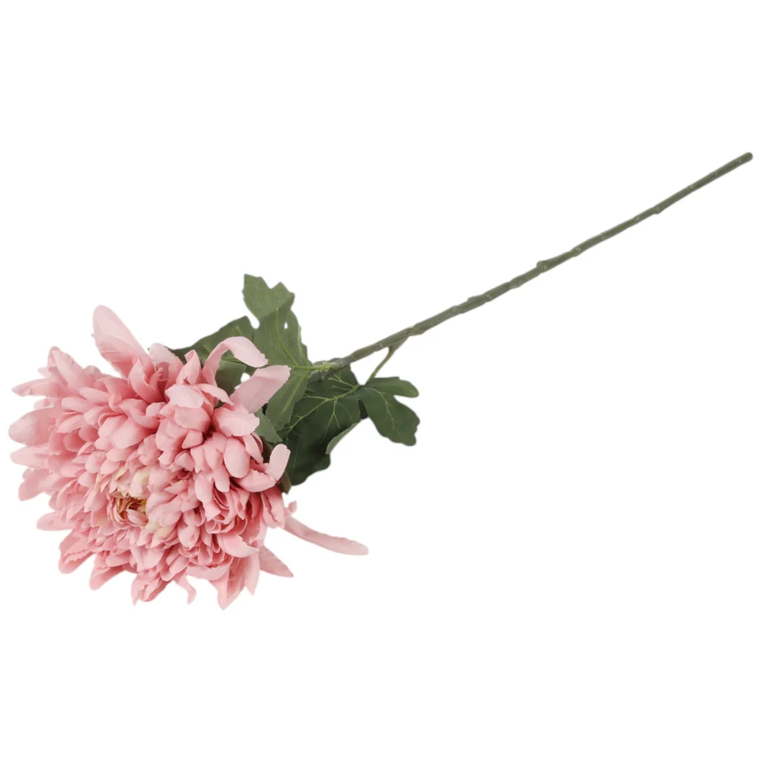 CHRYZANTEMA sztuczny kwiat do wazonu różowa 68 cm — zdjęcie 4