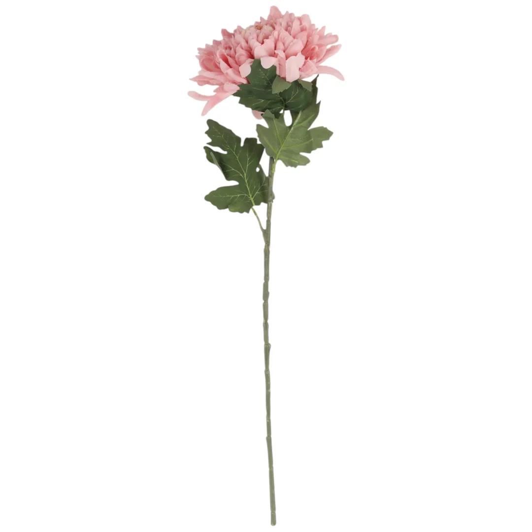 CHRYZANTEMA sztuczny kwiat do wazonu żółta 68 cm — zdjęcie 7