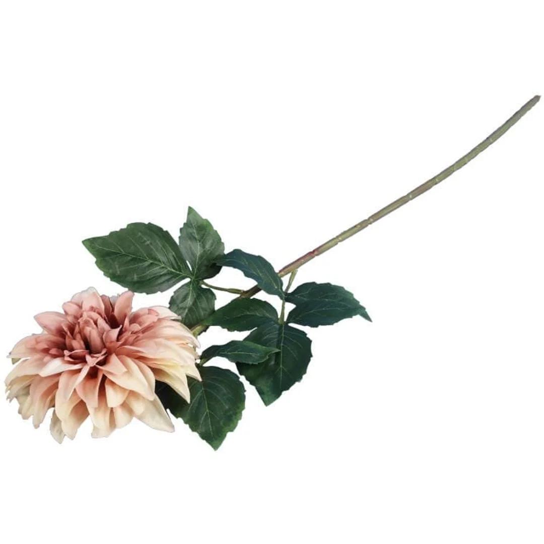 Dalia DUŻY kwiat pojedynczy BRĄZOWA 74 cm — zdjęcie 3