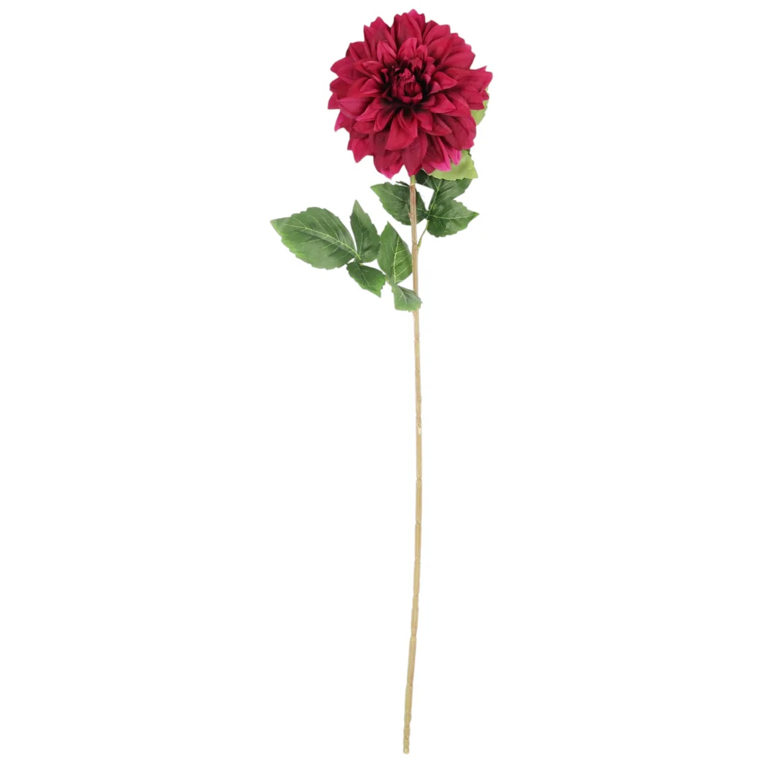 Dalia DUŻY kwiat pojedynczy CIEMNY FIOLET 74 cm — zdjęcie 2