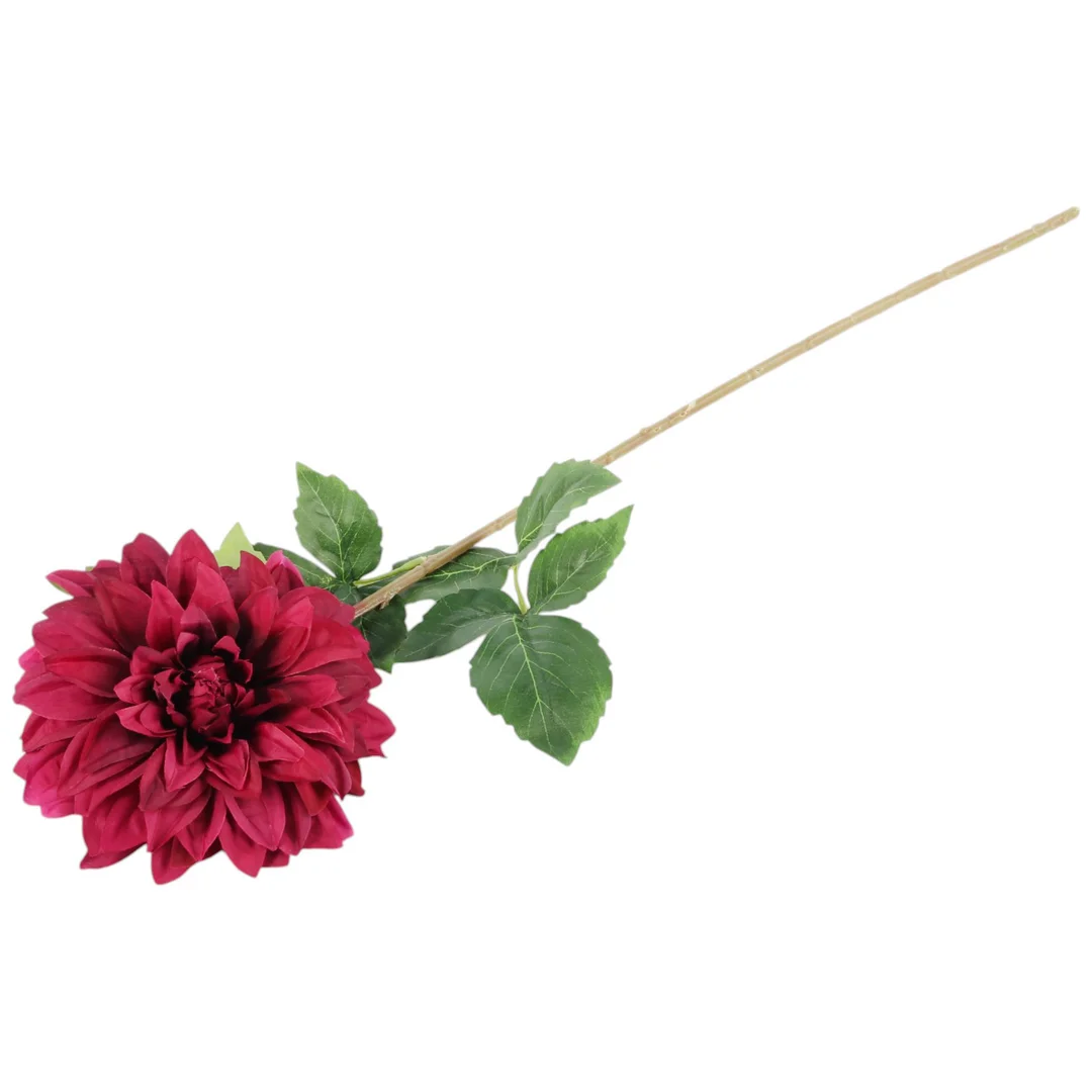Dalia DUŻY kwiat pojedynczy CIEMNY FIOLET 74 cm — zdjęcie 4
