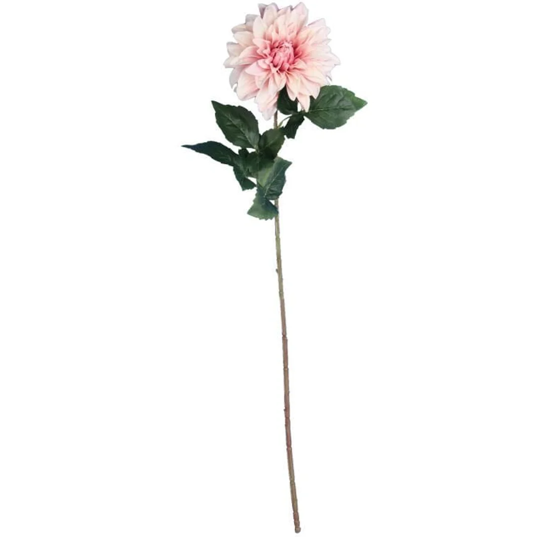Dalia DUŻY kwiat pojedynczy ŁOSOSIOWY 74 cm — zdjęcie 2