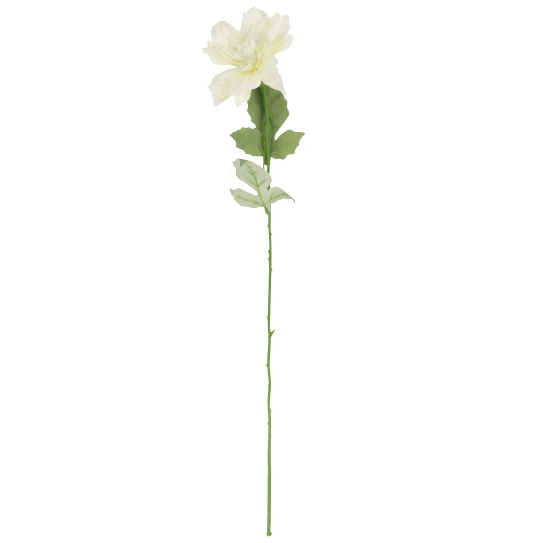 Dalia kwiat pojedynczy biały 70 cm — zdjęcie 2