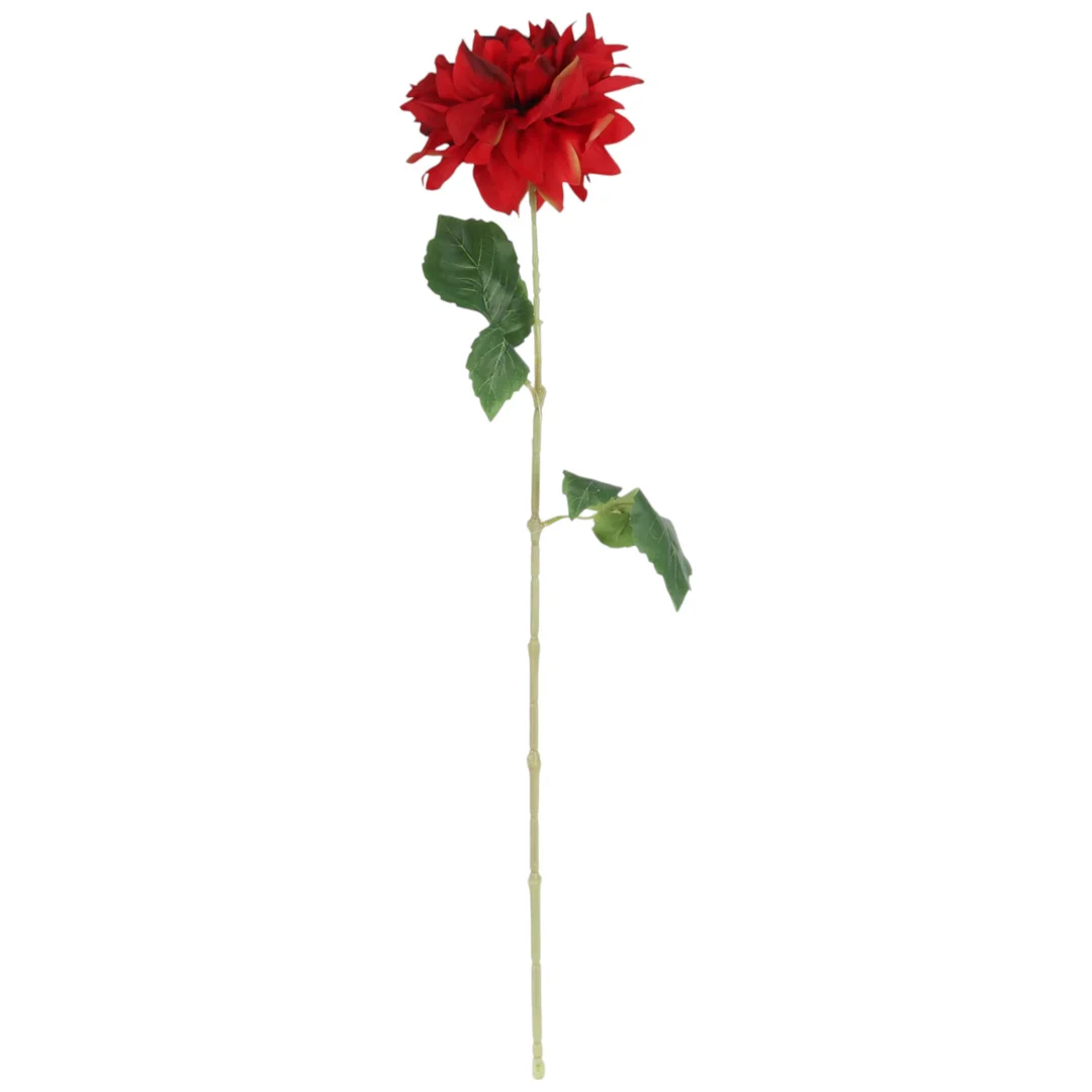 DALIA sztuczny kwiat do wazonu GEORGINIA żółta 64 cm — zdjęcie 17