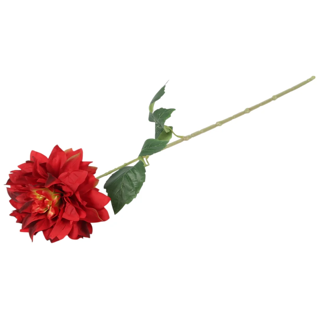 DALIA sztuczny kwiat do wazonu GEORGINIA żółta 64 cm — zdjęcie 19