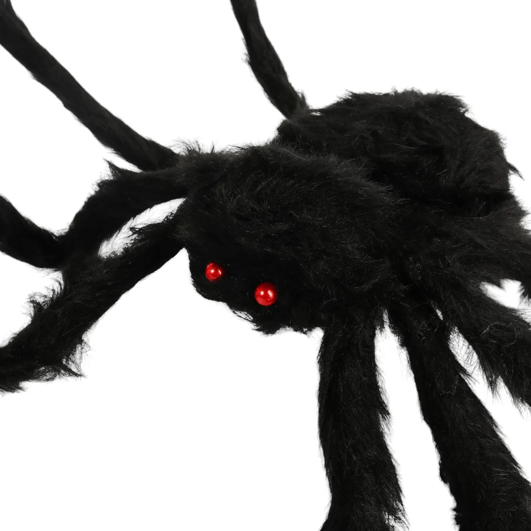 DEKORACJA OZDOBA NA HALLOWEEN PAJĄK WŁOCHATY GIGANT STRASZNA TARANTULA 70 cm — zdjęcie 2