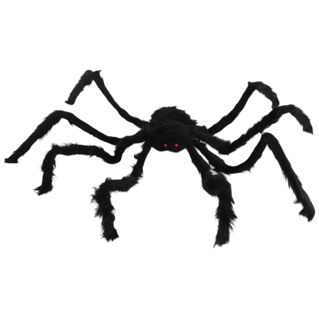 DEKORACJA OZDOBA NA HALLOWEEN PAJĄK WŁOCHATY GIGANT STRASZNA TARANTULA 70 cm — zdjęcie 4