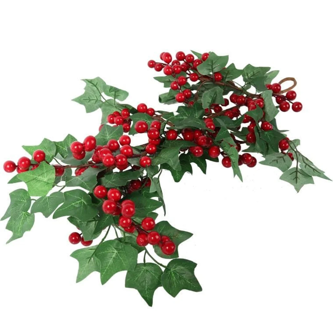 DEKORACJA Z JARZĘBINY DO ZAWIESZENIA 60 CM — zdjęcie 3