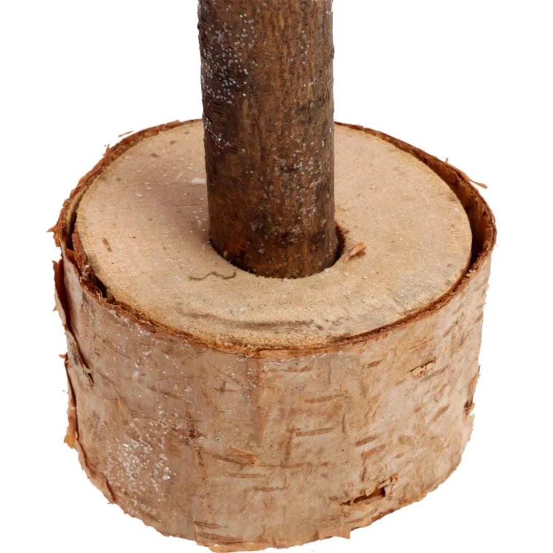Drewniana Choinka Bożonarodzeniowa 38 cm - Zielony Dekoracyjny Element Świąteczny — zdjęcie 3