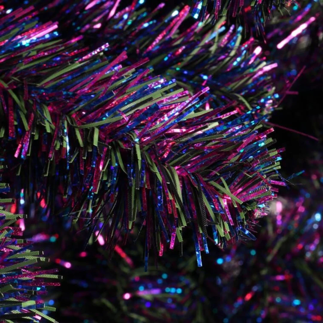 Efekt Fluo Choinka w Kolorze Zieleni i Fioletu 150 cm - Wyłącznie do Użytku Wewnętrznego — zdjęcie 4