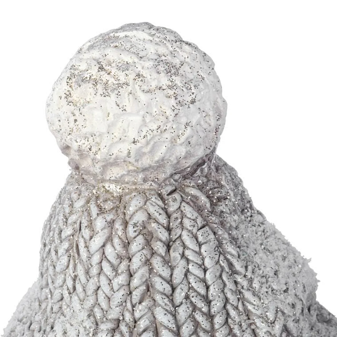 Ekskluzywna Ceramiczna Figurka Ptaka z Brokatem na Metalowych Nogach 57cm - Dekoracja Świąteczna — zdjęcie 3