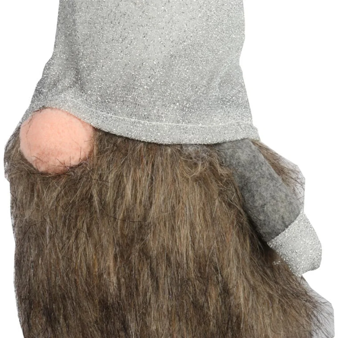 Figurka Skrzat w szarej czapie 50 cm, kolor brązowy — zdjęcie 3