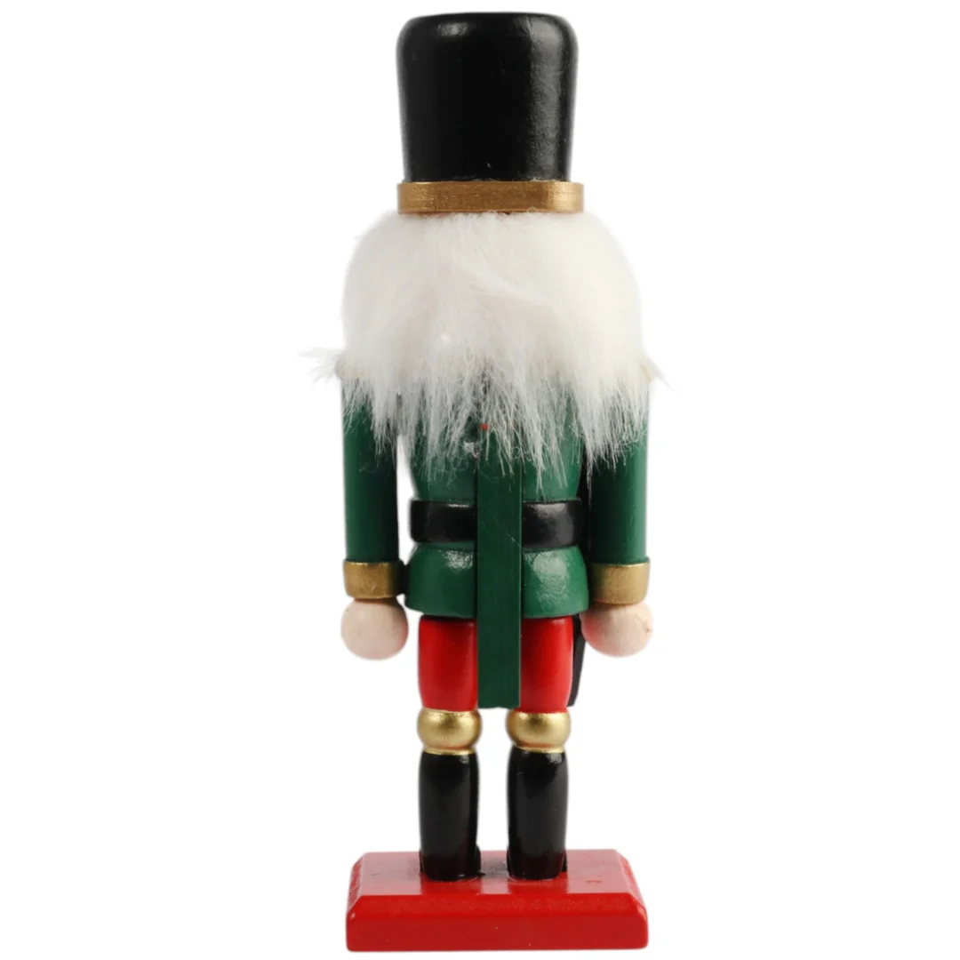 FIGURKA ŚWIĄTECZNA DEKORACYJNY DZIADEK DO ORZECHÓW 15 cm GWARDZISTA NIEBIESKI — zdjęcie 7