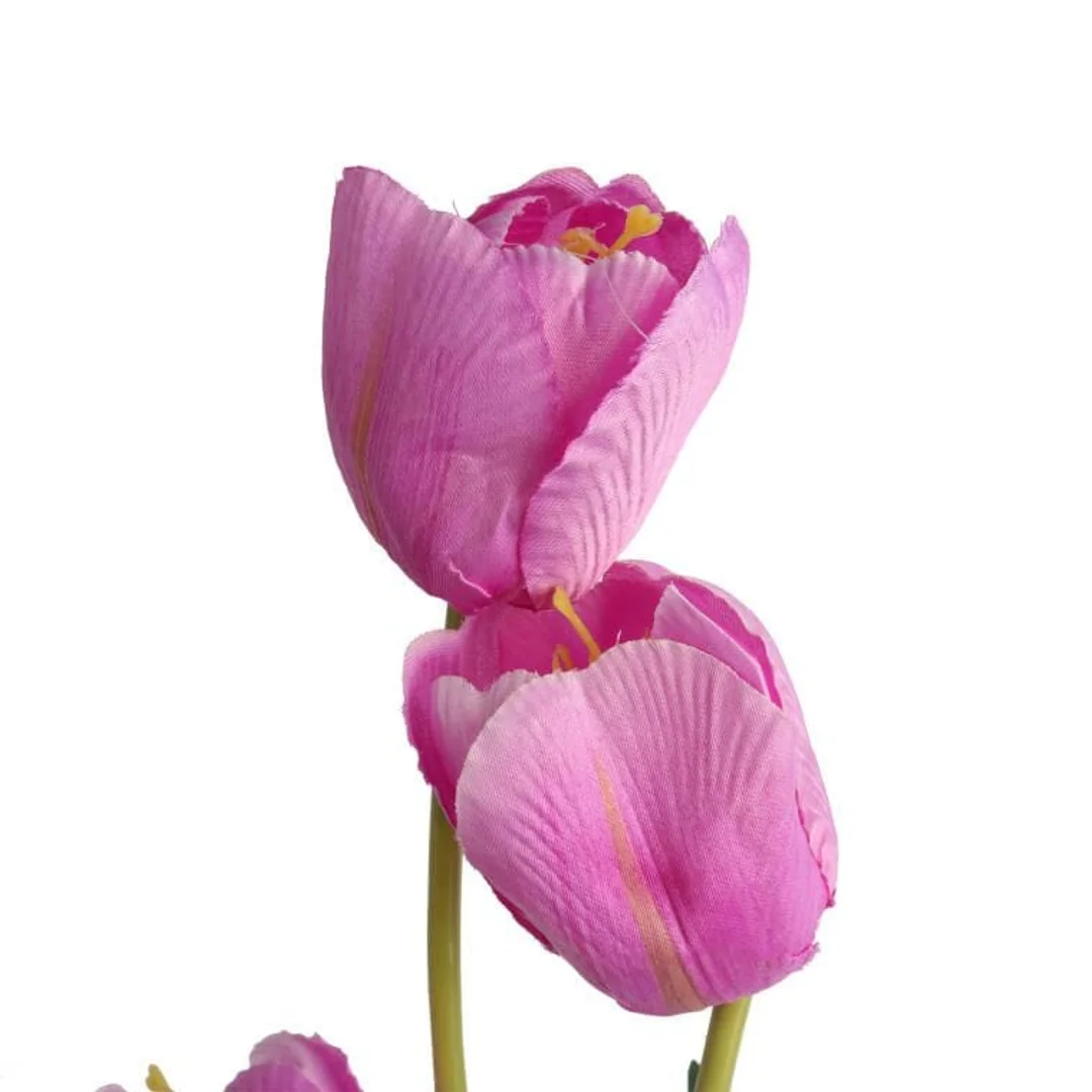 Gałązka 3 TULIPANÓW 80 CM FIOLETOWA — zdjęcie 2