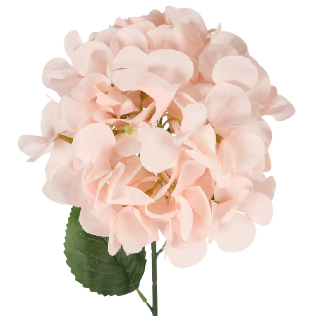 Gałązka HORTENSJI 68 CM jasno-różowa — zdjęcie 3