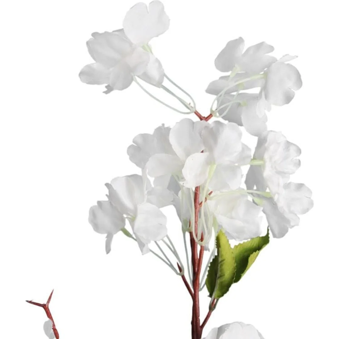 Gałązka JABŁONI 110 cm w kolorze BIAŁYM — zdjęcie 2