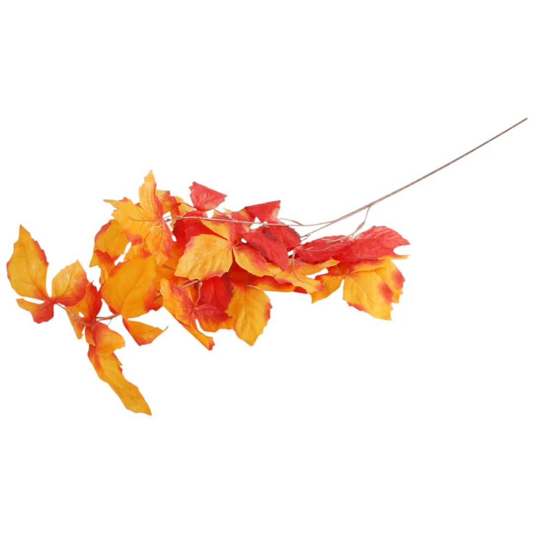 GAŁĄZKA JESIENNA 95 cm do KOMPOZYCJI FLORYSTYCZNYCH kolor pomarańczowy — zdjęcie 4