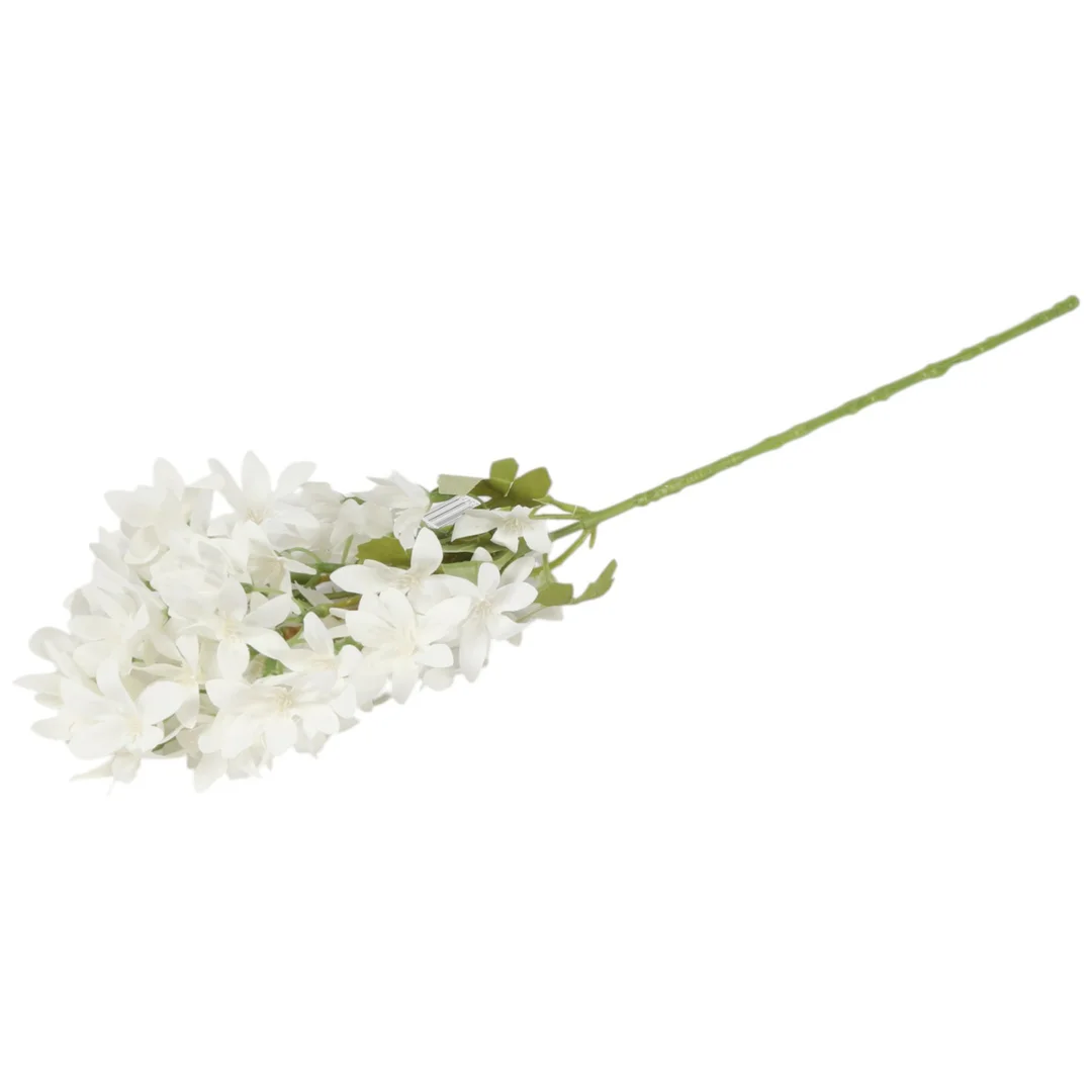 GAŁĄZKA KWIATÓW do wazonu HORTENSJA BUKIETOWA bordowa 58 cm — zdjęcie 23