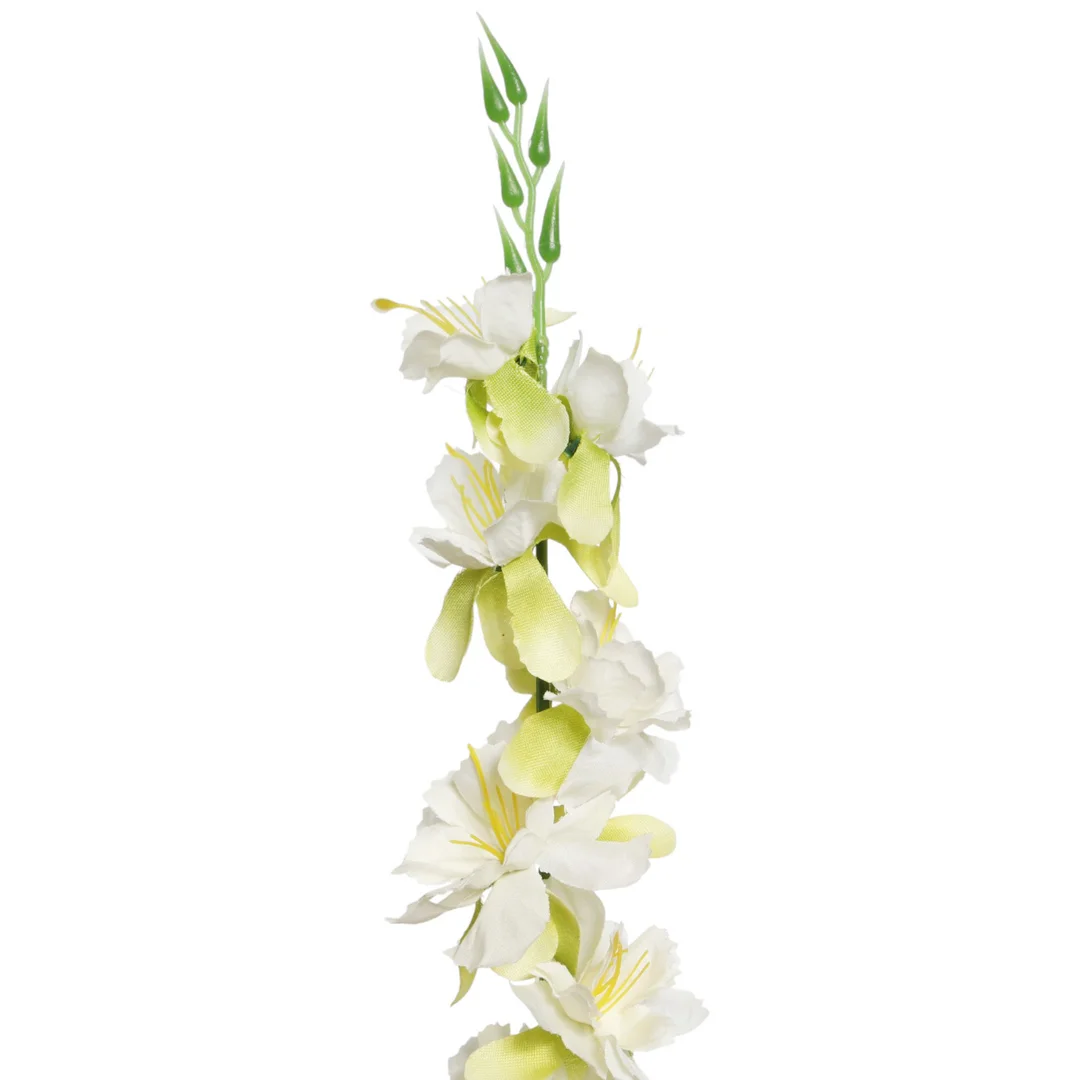 Gałązka kwiatów owocowych - wiśnia 76 cm biała — zdjęcie 3