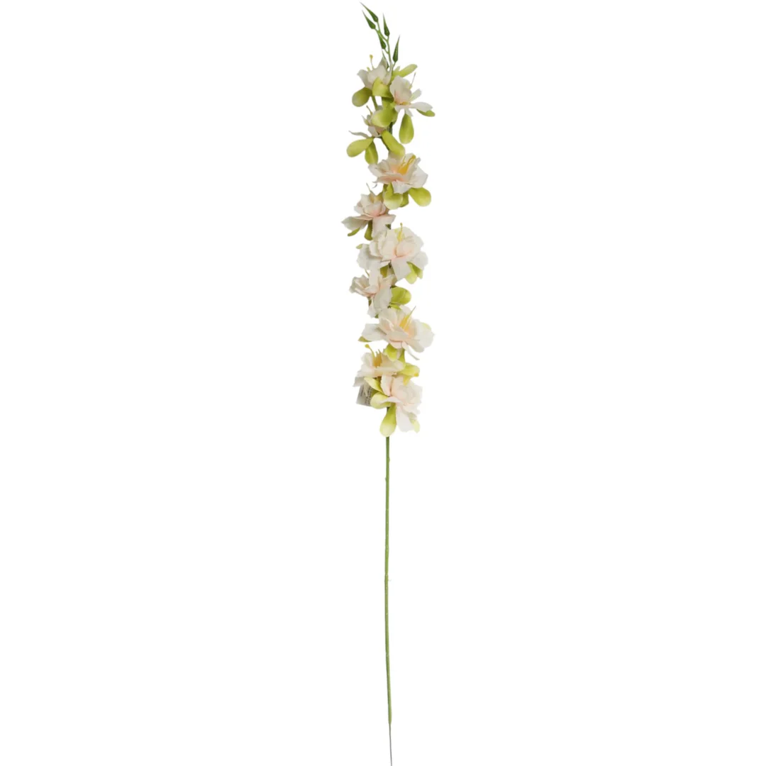 Gałązka kwiatów owocowych - wiśnia 76 cm kremowa — zdjęcie 2