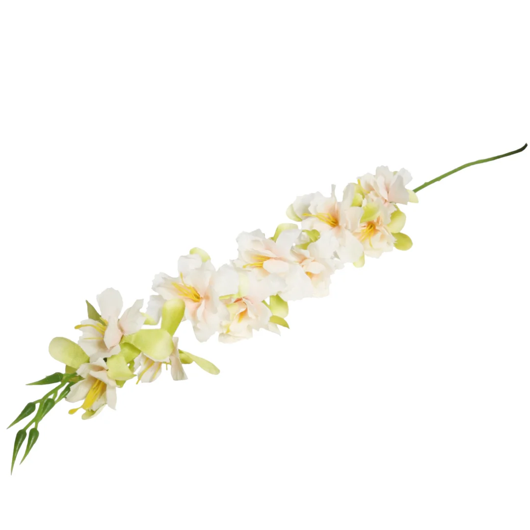 Gałązka kwiatów owocowych - wiśnia 76 cm kremowa — zdjęcie 4