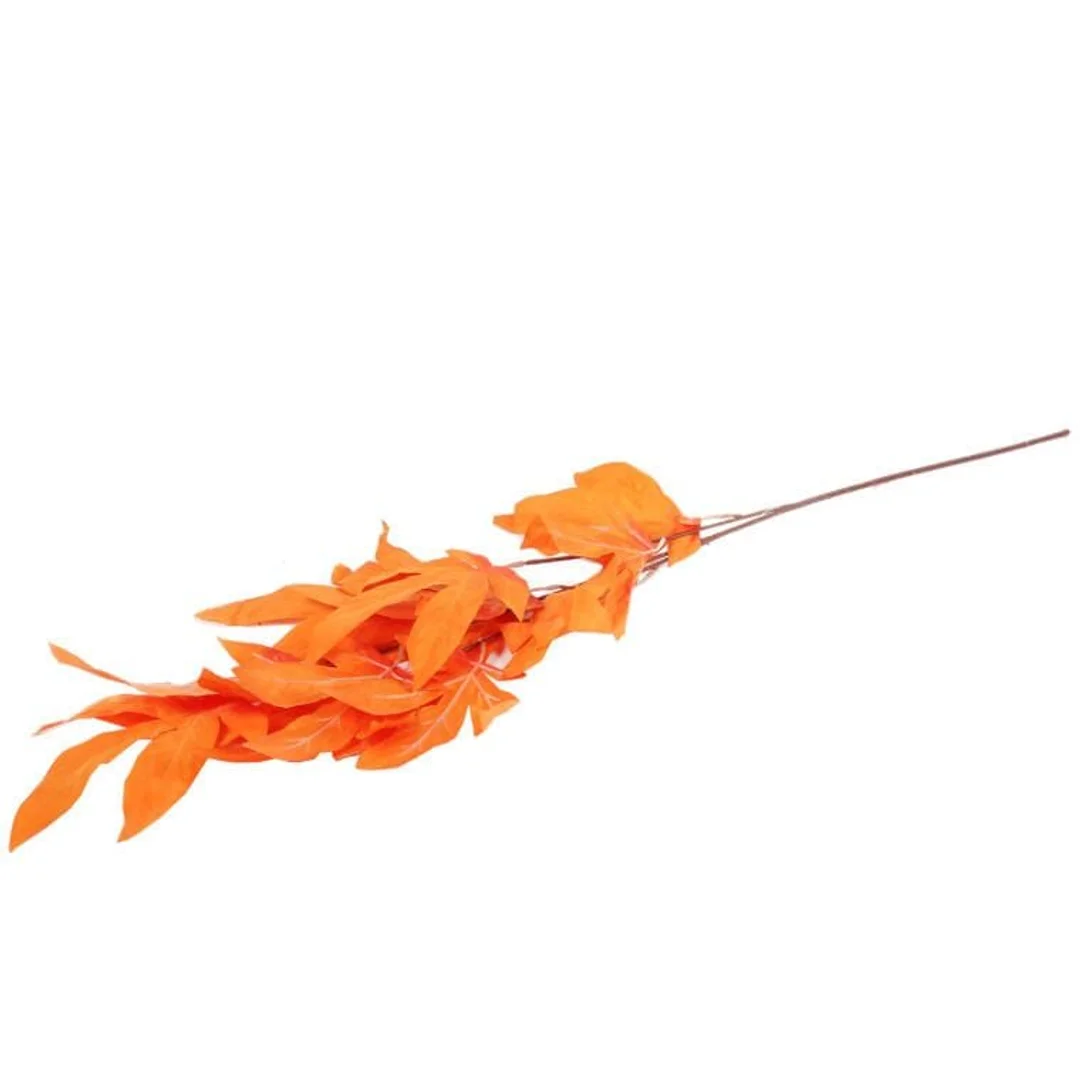 GAŁĄZKA LIŚCI KLONU 97 CM pomarańczowa — zdjęcie 3