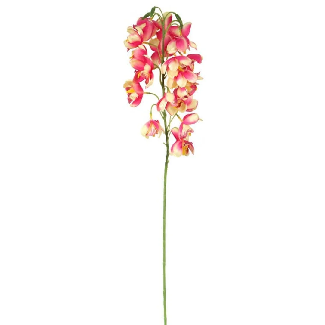 Gałązka storczyka dzwonkowatego w kolorze łososiowym 84 cm — zdjęcie 3