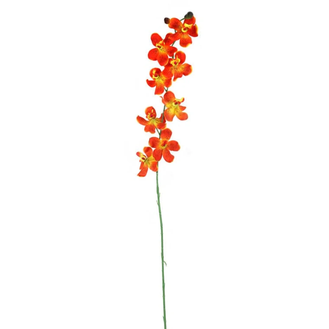Gałązka storczyka w kolorze pomarańczowym 70 cm — zdjęcie 3