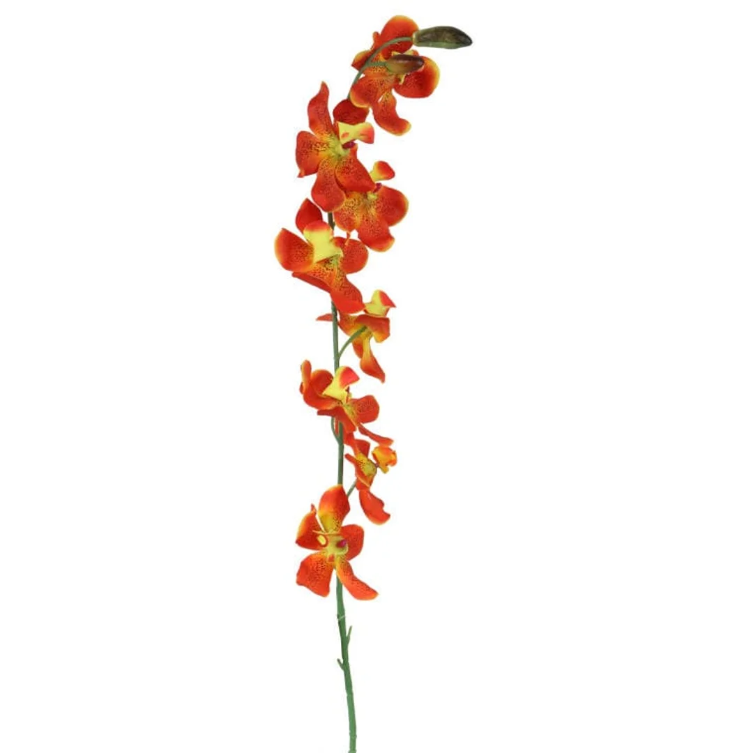 Gałązka storczyka w kolorze pomarańczowym 70 cm — zdjęcie 4