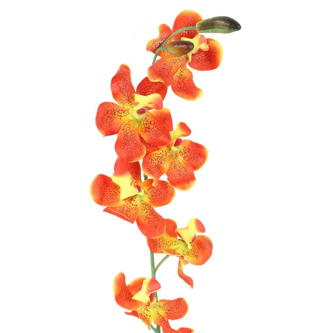 Gałązka storczyka w kolorze pomarańczowym 70 cm — zdjęcie 5