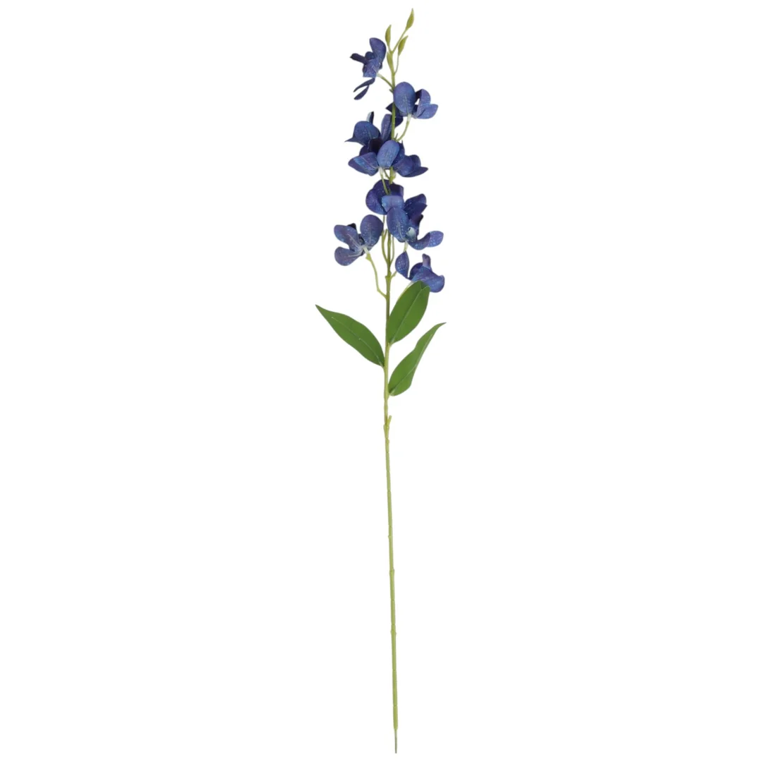 Gałązka Sztucznego Storczyka 84 cm Kolor Niebieski — zdjęcie 2