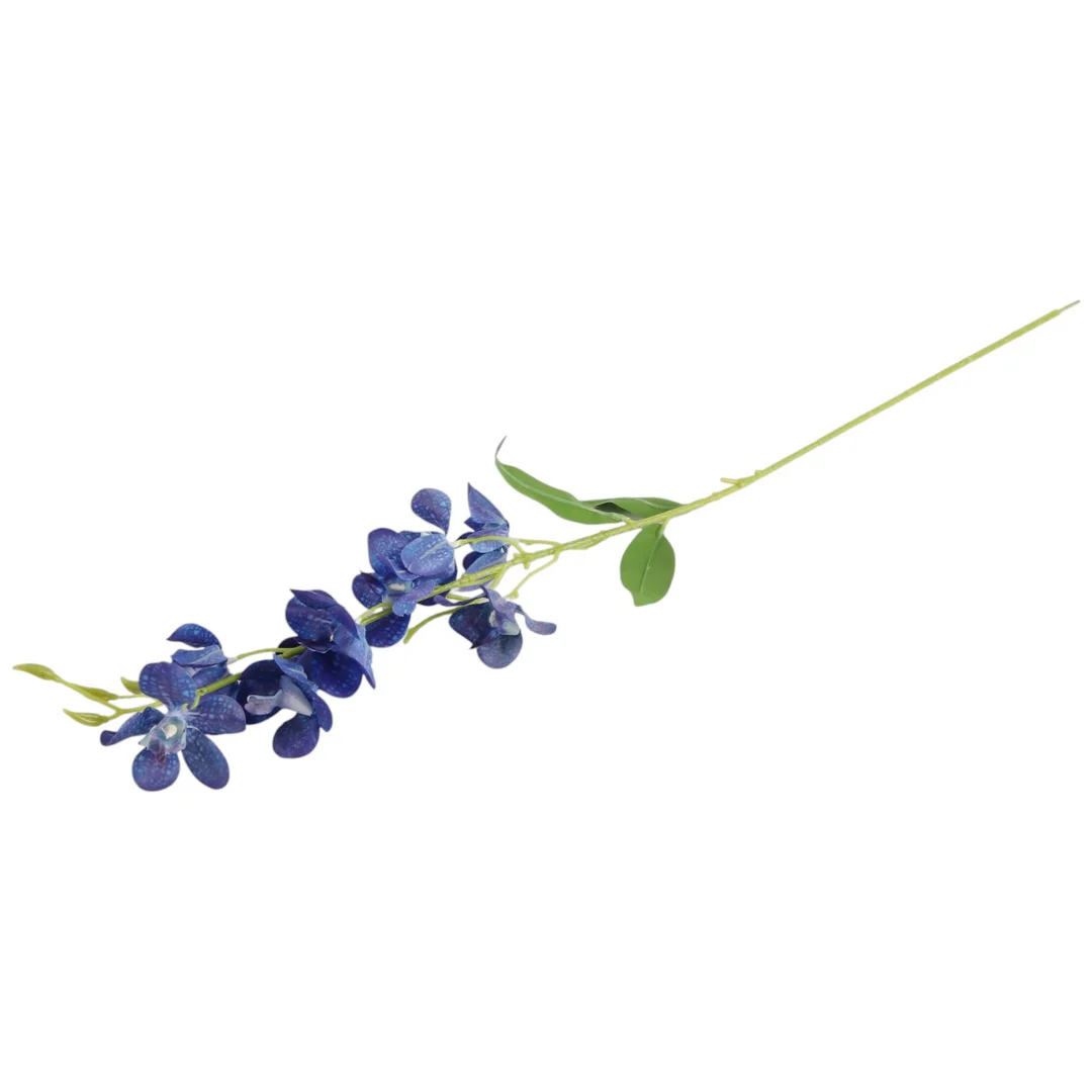 Gałązka Sztucznego Storczyka 84 cm Kolor Niebieski — zdjęcie 4