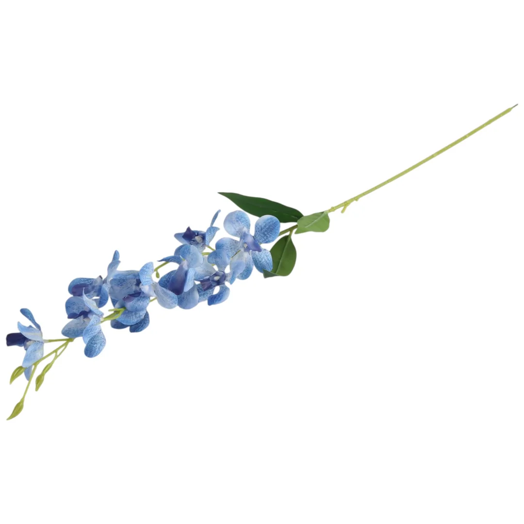 Gałązka Sztucznego Storczyka 84 cm Kolor Niebieski — zdjęcie 8