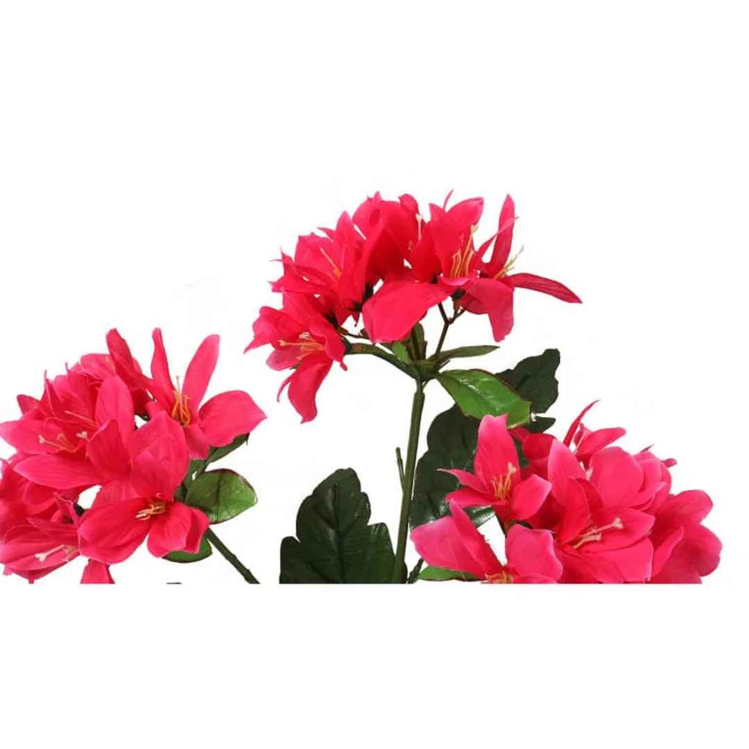 GAŁĄZKA SZTUCZNEJ AZALII W KOLORZE CIEMNYM RÓŻU 68CM — zdjęcie 4
