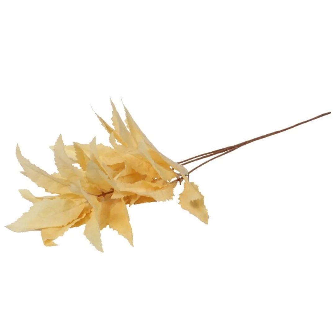 Gałązka Sztucznych Liści 87 cm kremowa — zdjęcie 3