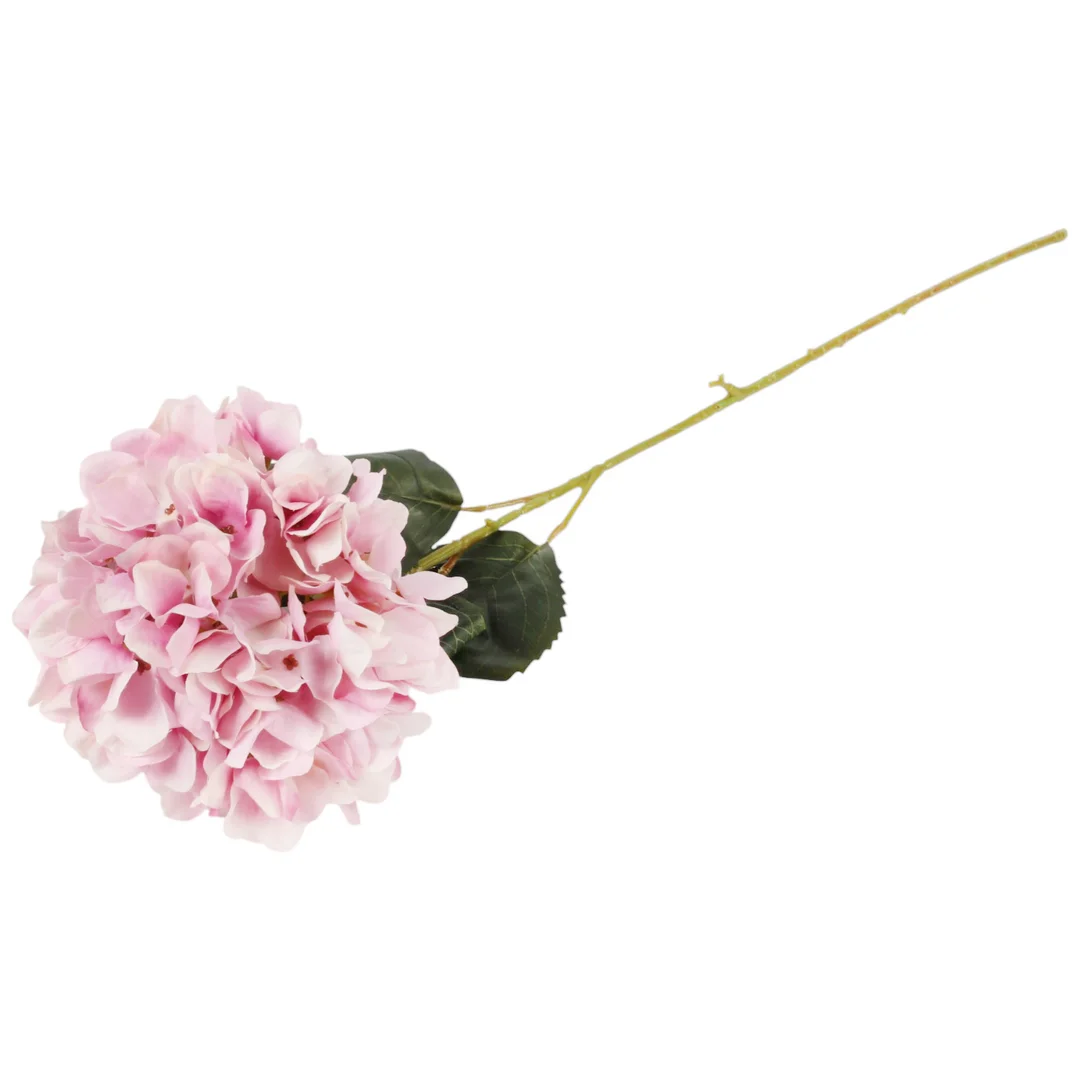 HORTENSJA GAŁĄZKA SZTUCZNA różowa 90 cm — zdjęcie 5