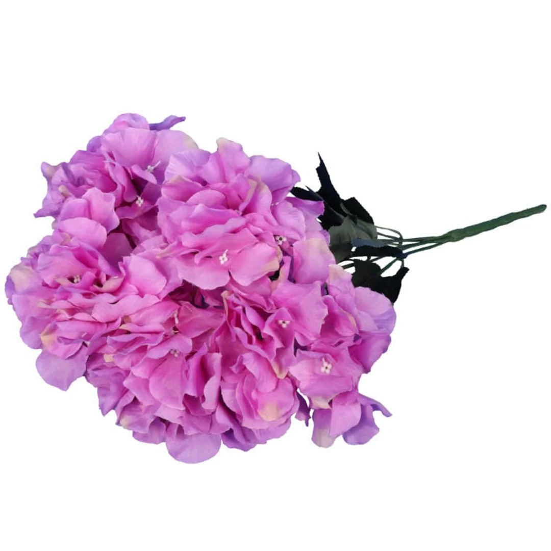 Hortensje Fioletowe - Bukiet 5 Sztuk, Wysokość 45 cm — zdjęcie 2