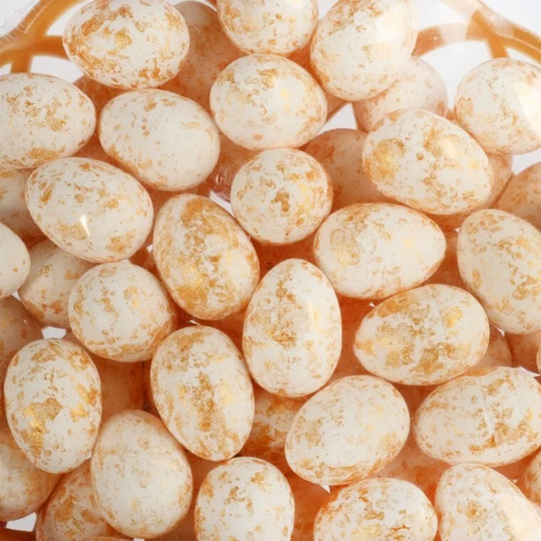 JAJKA W KOSZYCZKU 2,5 CM ZŁOTE — zdjęcie 2