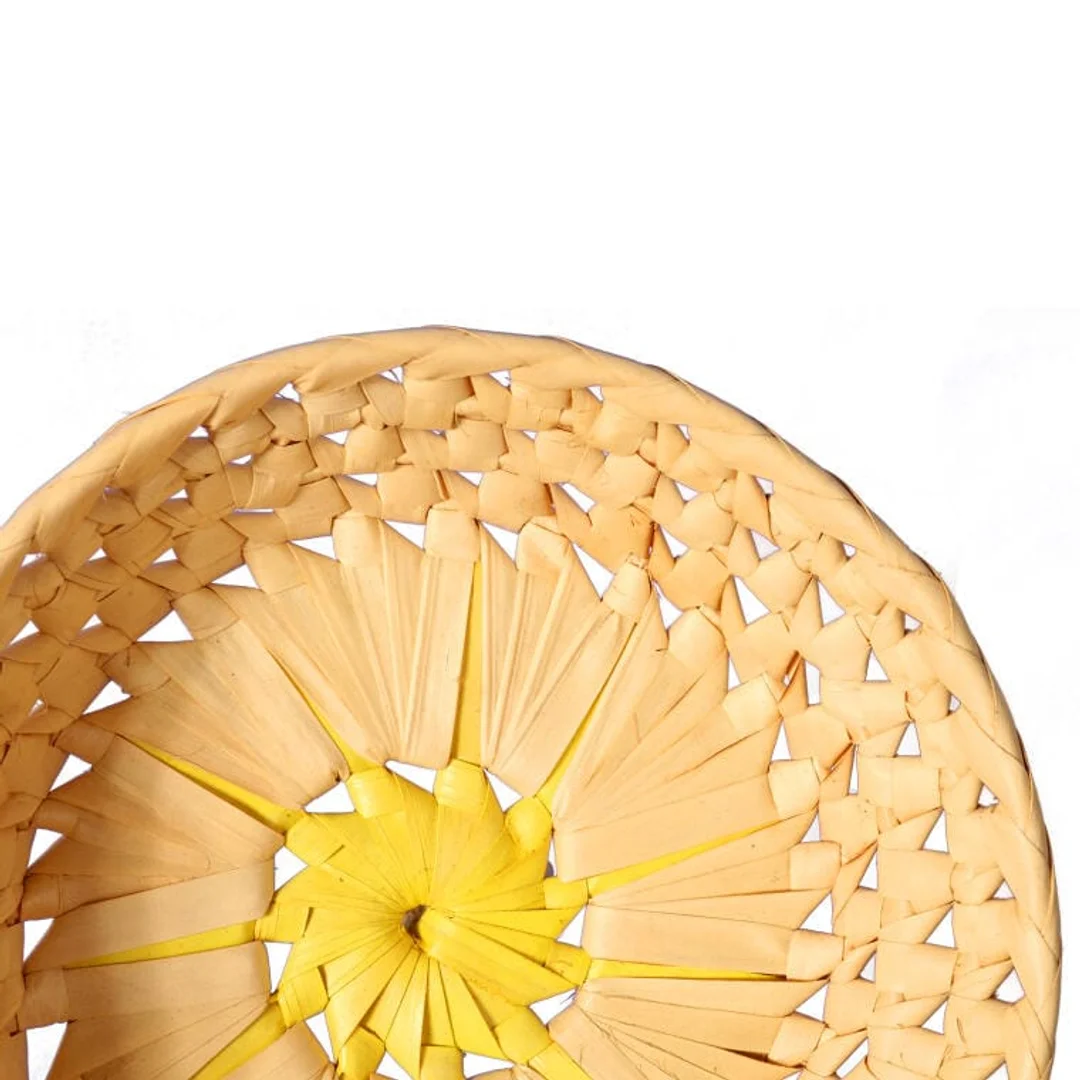 Koszyczek na pieczywo okrągły 14cm żółty — zdjęcie 2