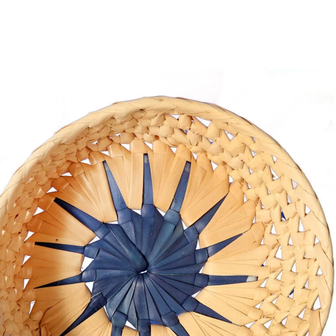 Koszyczek na pieczywo okrągły 20cm niebieski — zdjęcie 2