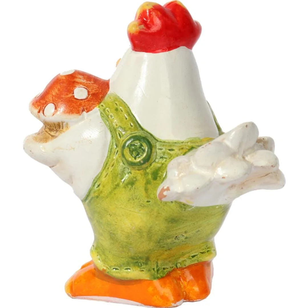 KURA CERAMICZNA FIGURKA WIELKANOCNA 11 CM — zdjęcie 2