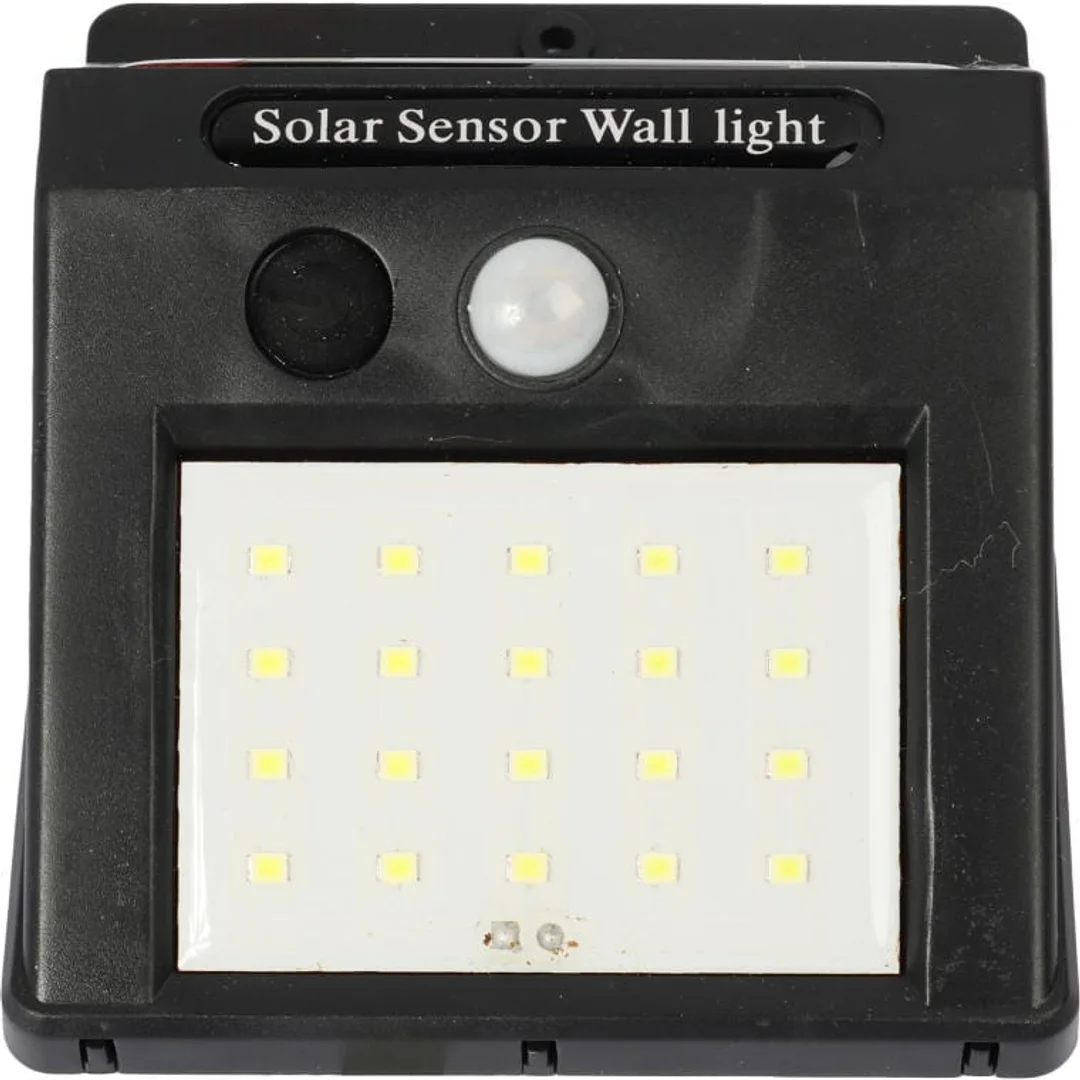 Lampa Solarna LED z Czujnikiem Ruchu i Zmierzchu, Zasilana Energia Słoneczną, Montażowy Panel Światła Zewnętrznego Białego Zimnego — zdjęcie 4