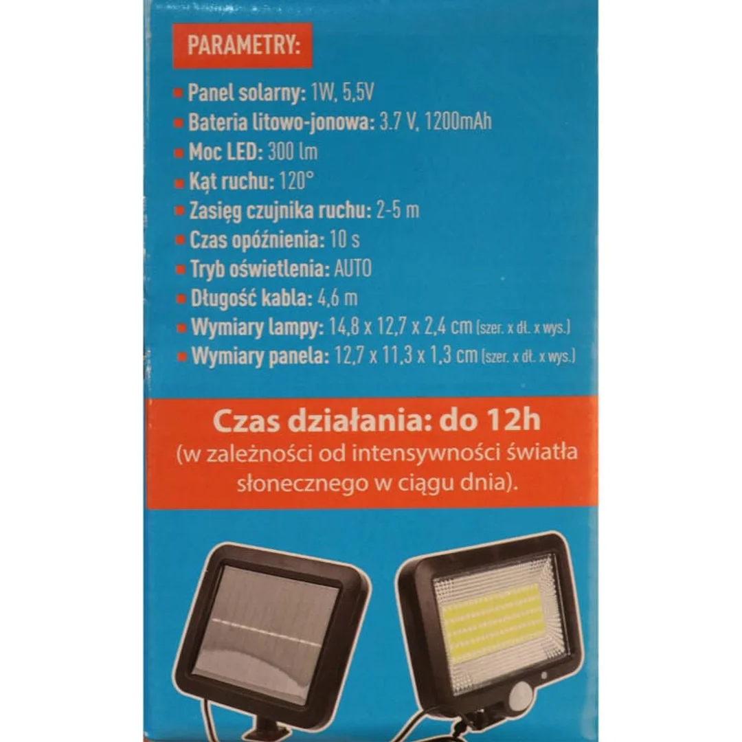 LAMPA SOLARNA Z CZUJNIKIEM RUCHU I ZMIERZCHU — zdjęcie 4