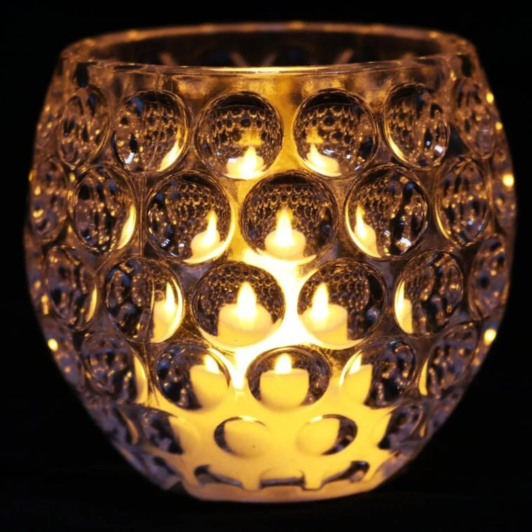 LAMPION KRYSZTAŁOWY LAMPKA LED — zdjęcie 4