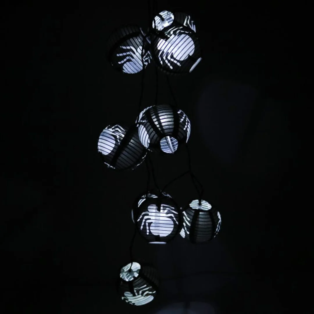 LAMPKI 10 LED PAJĄKI SZNUR DEKORACYJNY NA BATERIE — zdjęcie 2