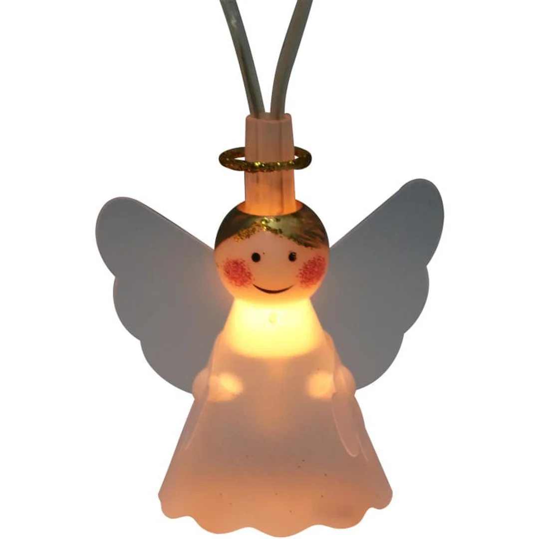 Lampki choinkowe 10 led aniołki na sznurze — zdjęcie 4